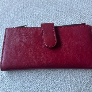 Patricia Nash Red Leather Wallet